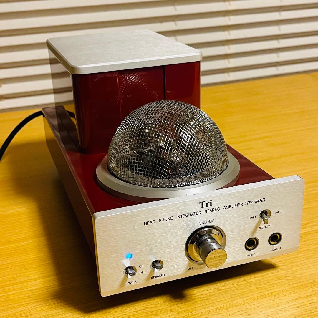【希少】Triode TRV-84HD管球式ヘッドフォン端子内蔵プリメインアンプ