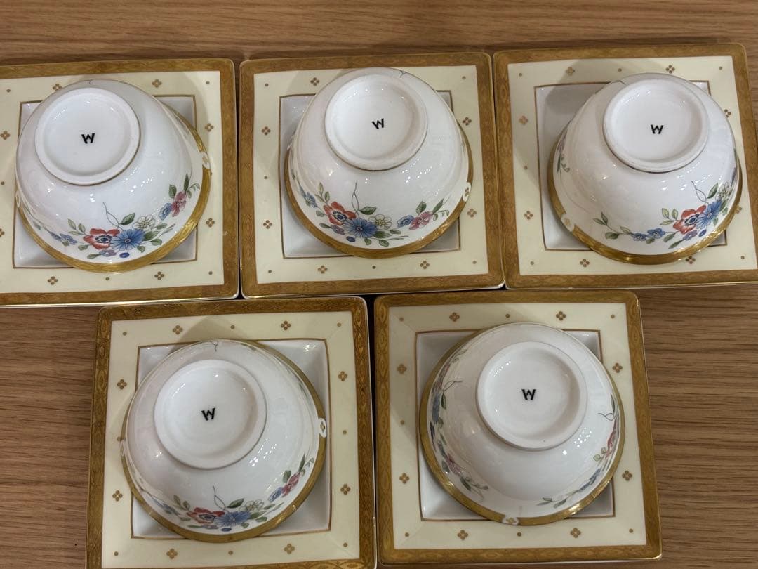  ウェッジウッド Grace カップ プレート 蓋付き 日本茶