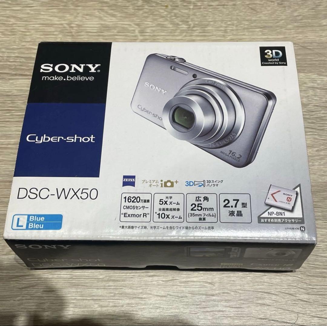 最終値下げ　美品中古　SONY Cyber-shot DSC-WX50 ブルー