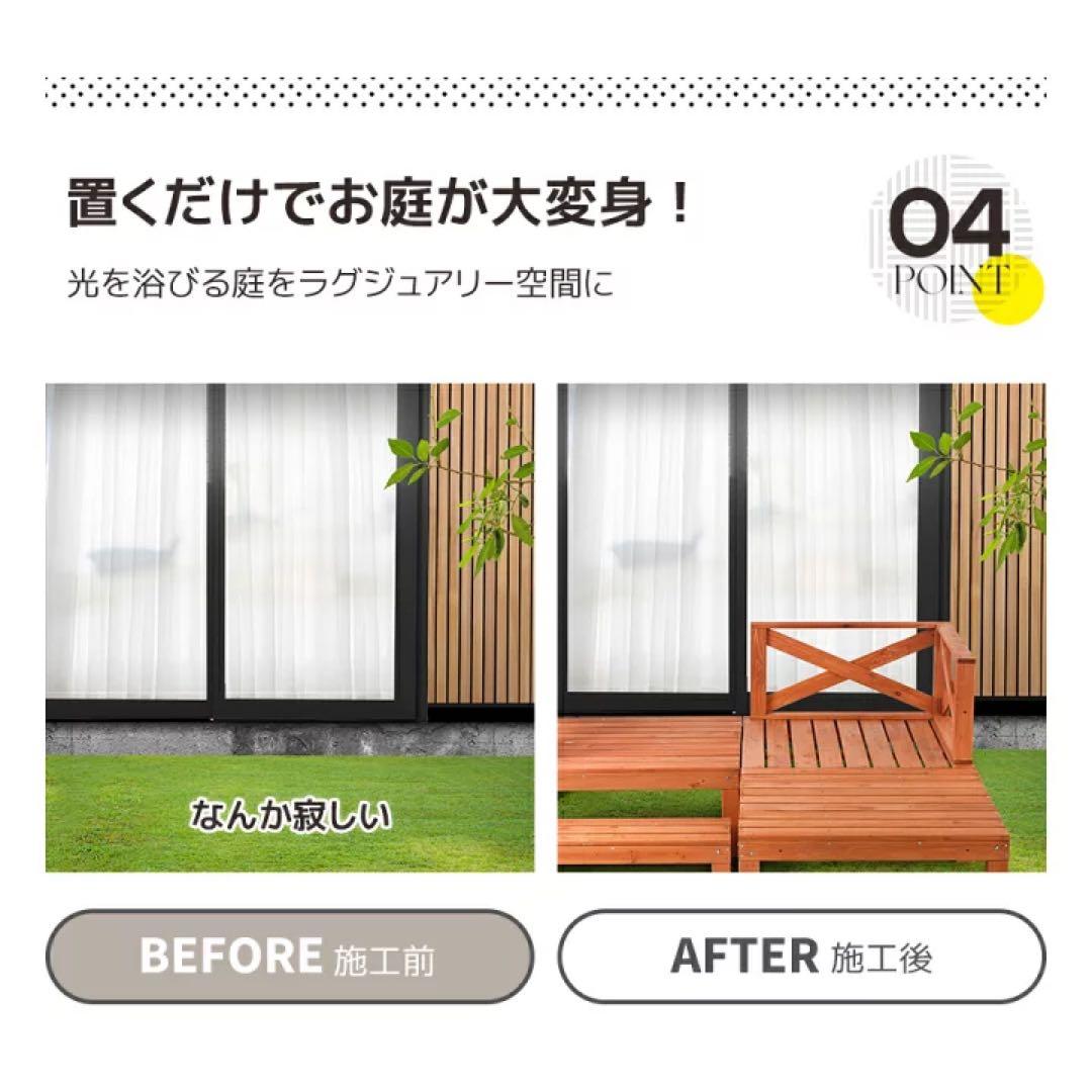 ウッドデッキ 天然木 キット　ウッドパネル 家具ガーデン