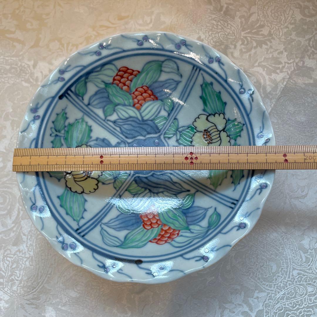 有田焼【佐藤走波】中皿　五枚組　高台