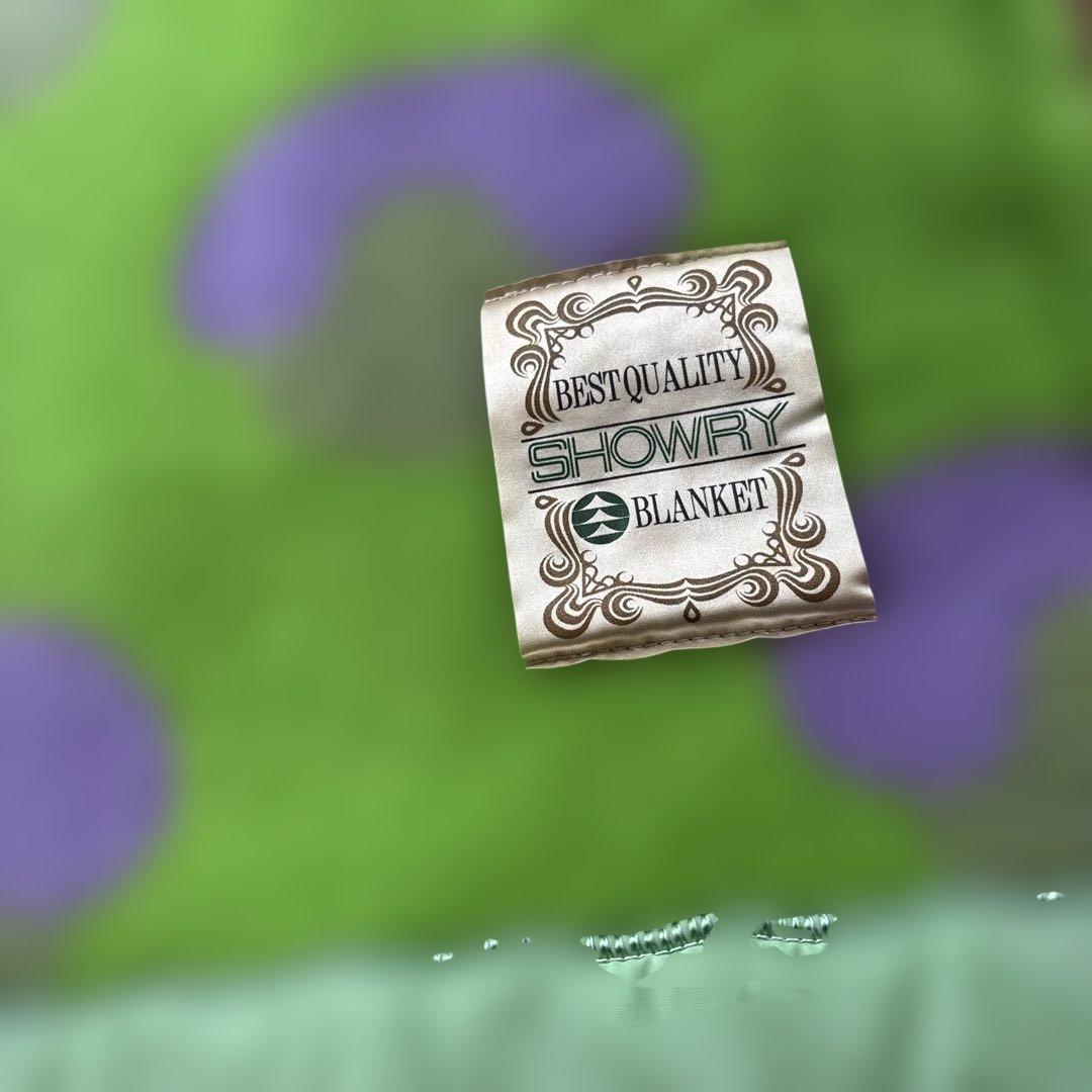 アクリル　ブランケット　毛布　レトロポップ