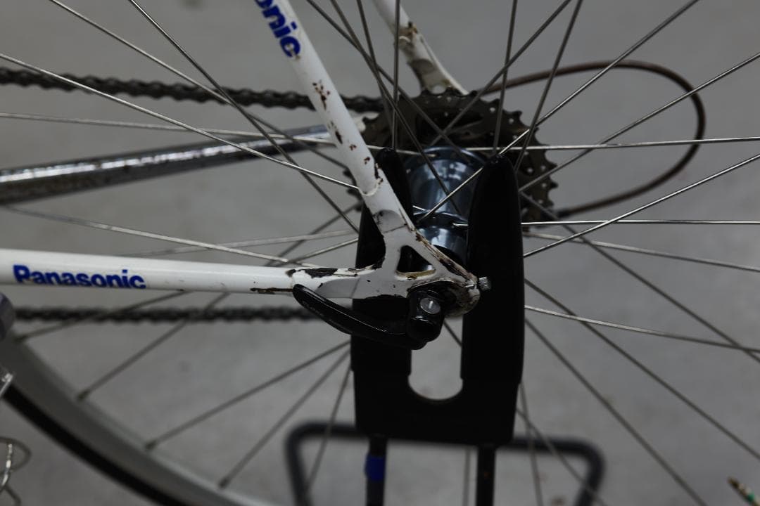 Panasonic クロモリ　フラットバーロードバイク　540mm