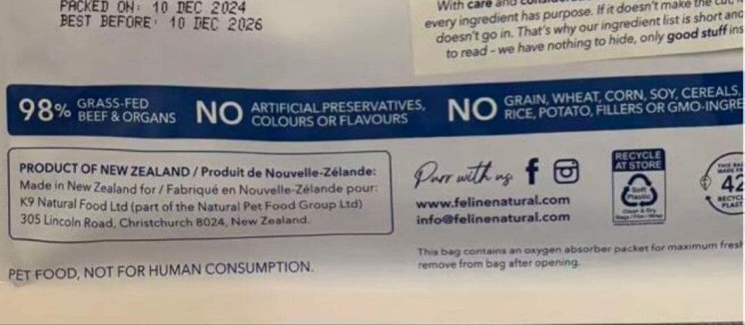 k9ナチュラル FL 3種フィースト320g 各1個 キャット用ドライフード