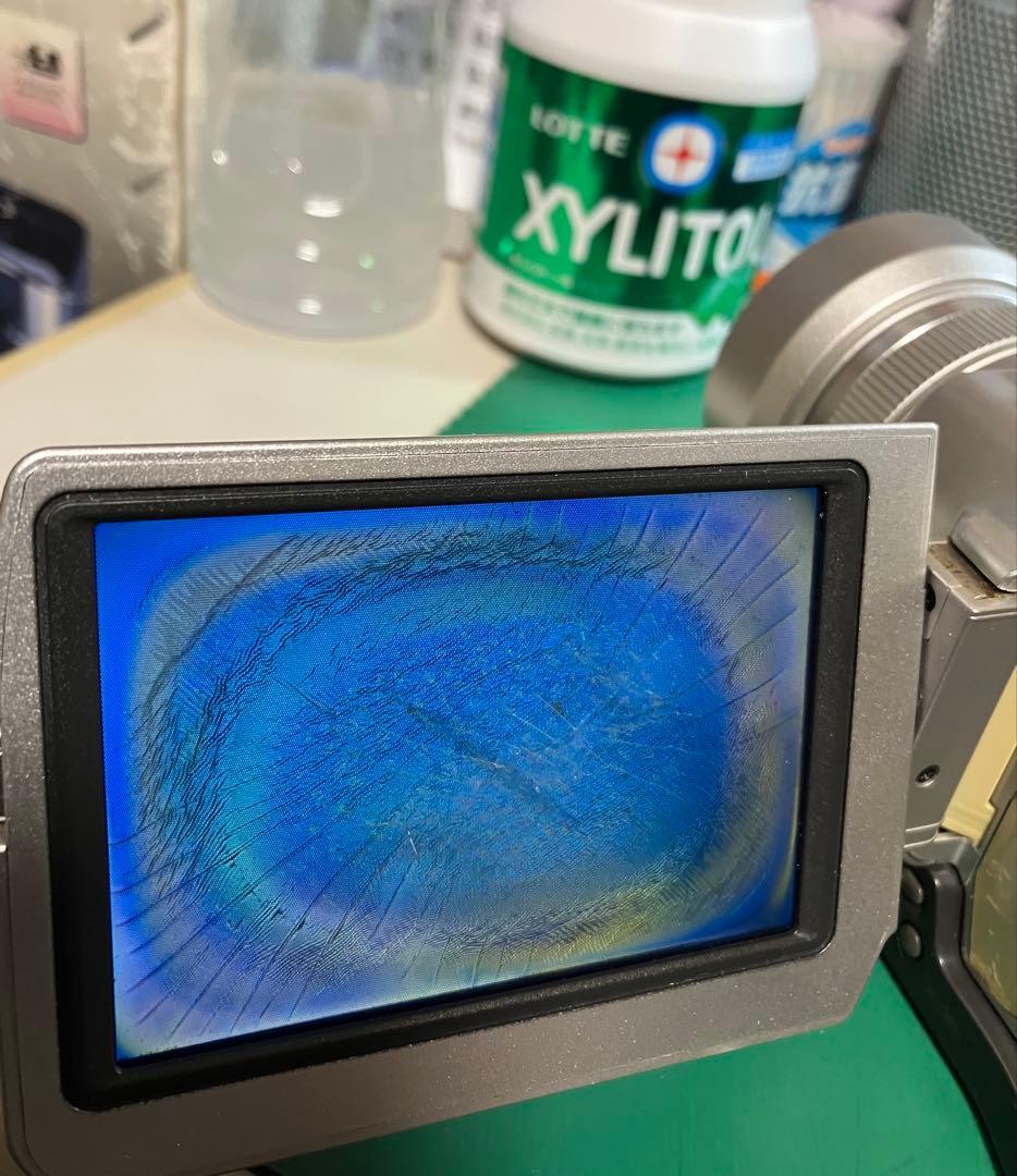 ソニー ビデオカメラDCR-TRV20ミニDVテープ仕様 画面劣化機ですが作動機