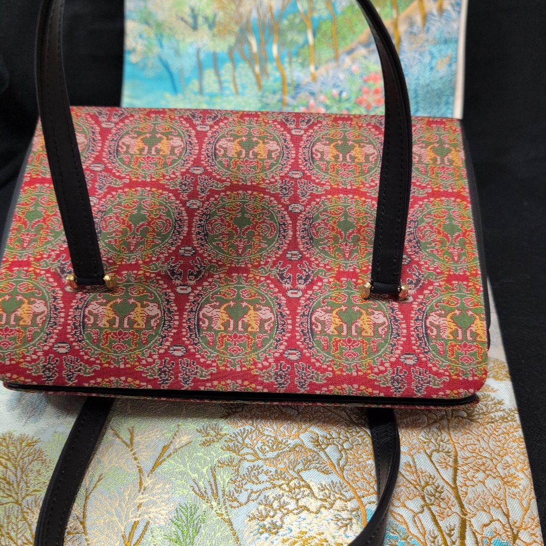 龍村美術織物　高級利休バック　 伝統的トートバッグ中古品　美品