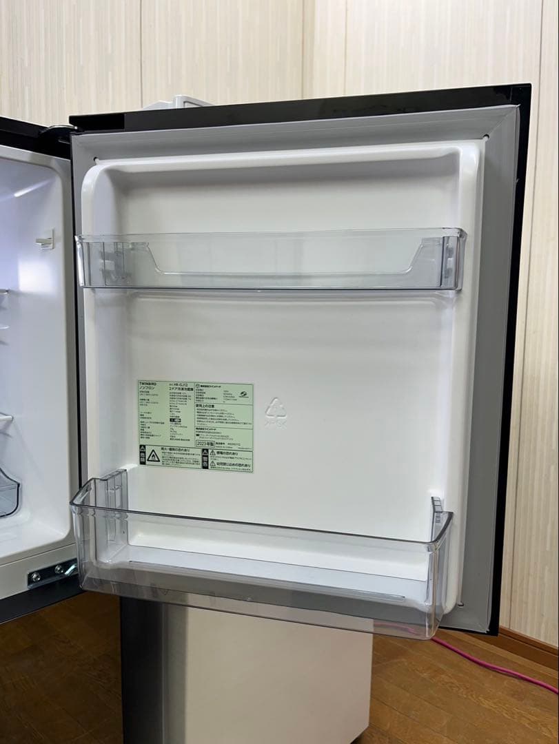 鏡面 2ドア 右開き TWINBIRD 2023年 121L HR-GJ12