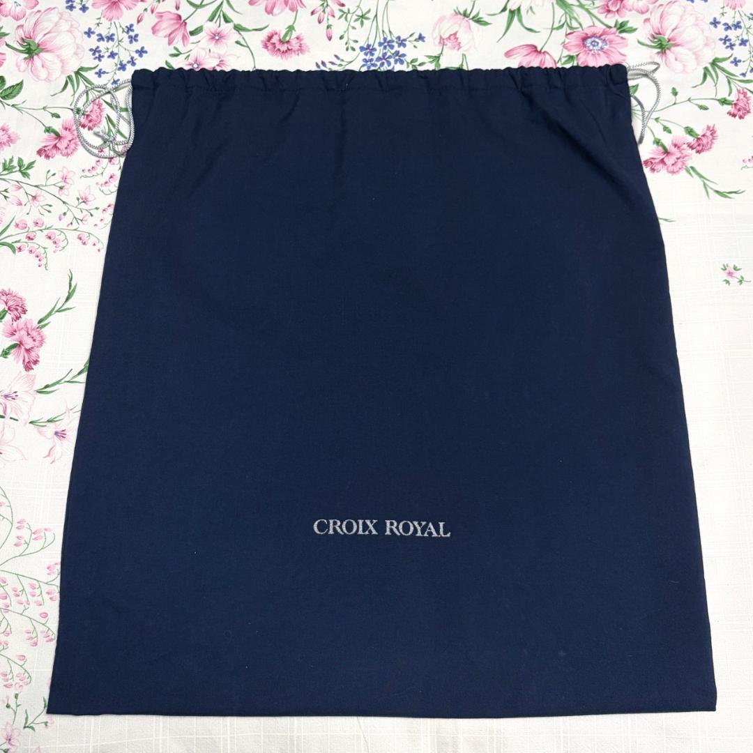 新品 定価14万円 CROIX  クロコダイル バッグ ホワイト系