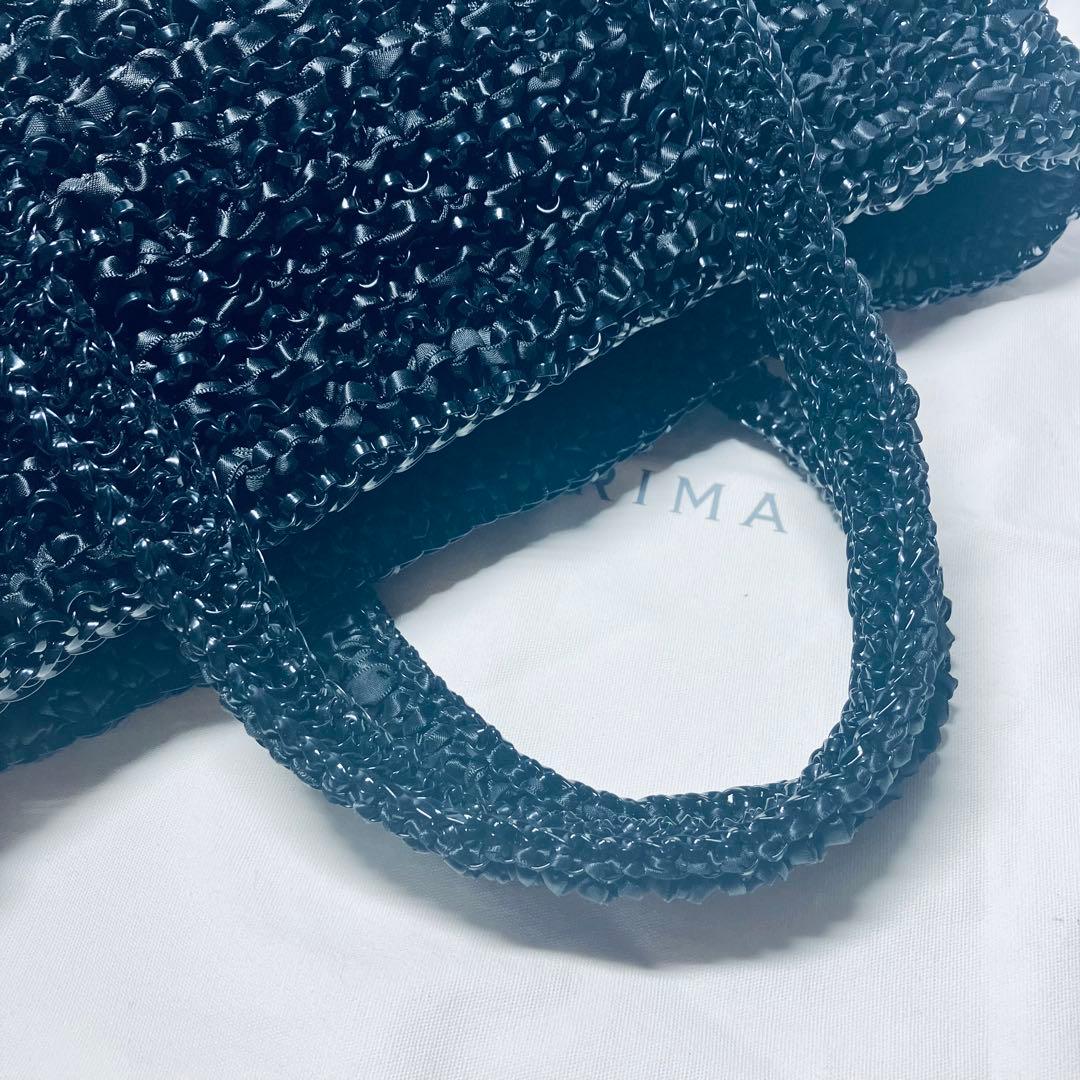 未使用級◇アンテプリマ ワイヤー ハンドバッグ◇ブラック ギャランティカード