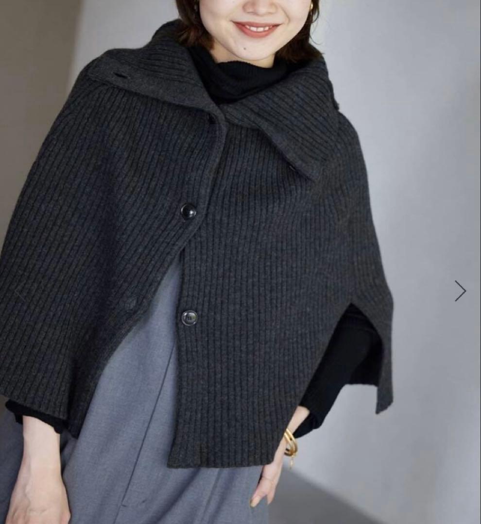 完売品✨未使用タグ付き✨SLOBE IENA ファインウール スヌード　ポンチョ