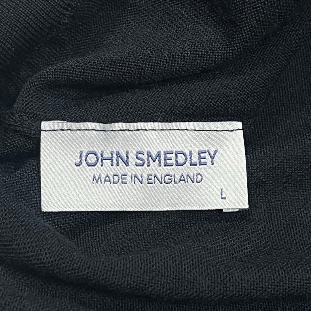 未使用品✨JOHN SMEDLEY タートルネックニット ブラック Lサイズ