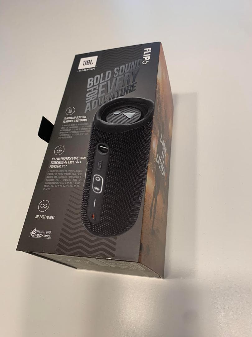 【新品未開封】JBL FLIP 6 ワイヤレススピーカー（黒）