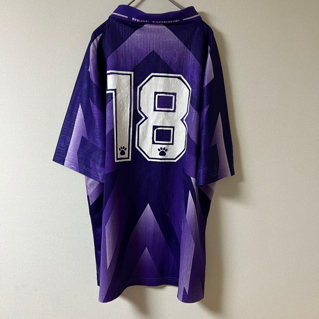 90s KELME（ケルメ）レアルマドリード ユニフォーム/M/パープル