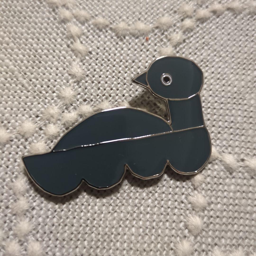 ミナペルホネン ブローチ『sea birds』『usagi』2個セット