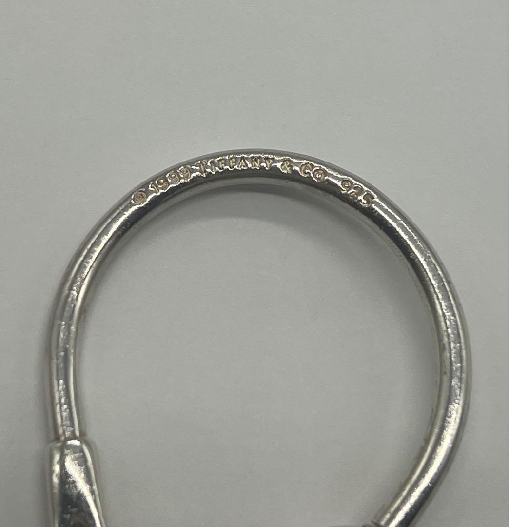 ティファニー TIFFANY&CO テニスラケット ボール モチーフ キーリング