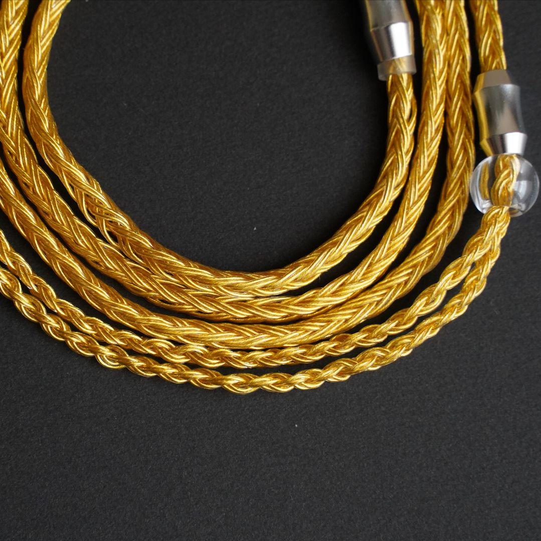 超希少!16芯 金メッキリケーブル 膨張式mmcx/4.4mm バランス