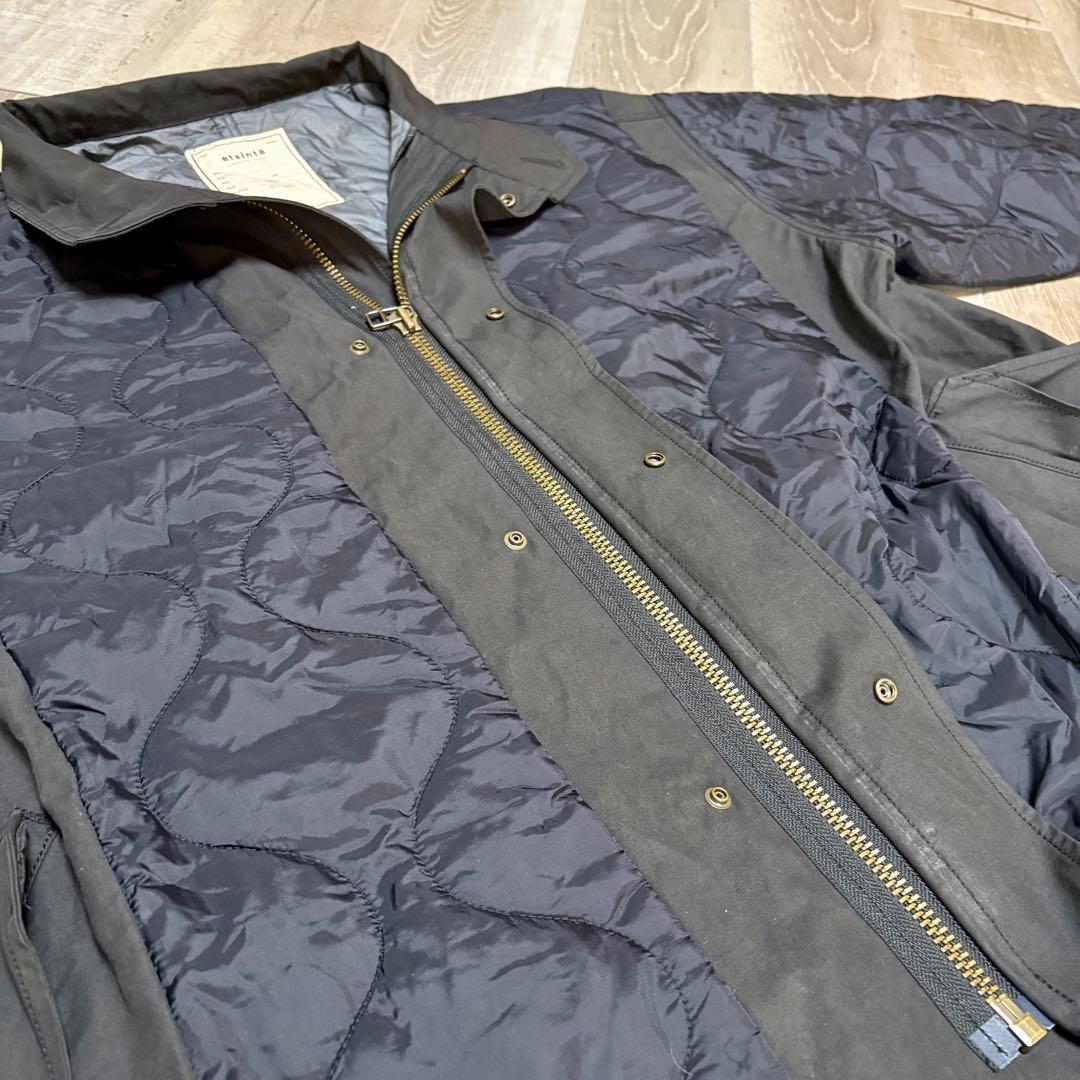 【etsinta 】エシンタ　切替マキシミリタリーコート