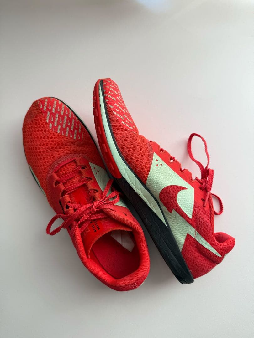 NIKE ズーム　ライバル　ワッフル6 収納袋付き　オレンジ色