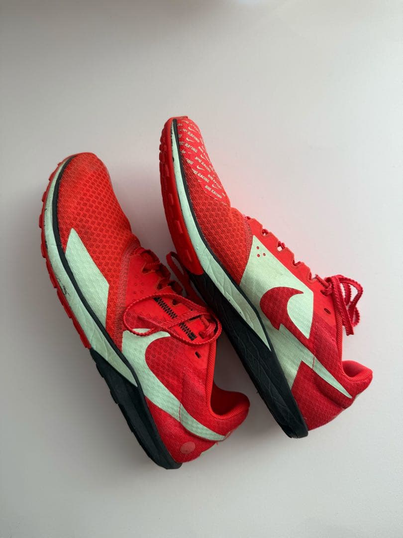 NIKE ズーム　ライバル　ワッフル6 収納袋付き　オレンジ色