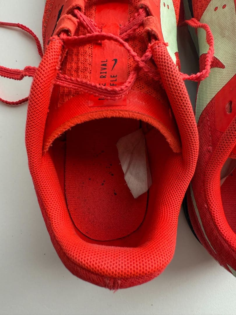 NIKE ズーム　ライバル　ワッフル6 収納袋付き　オレンジ色