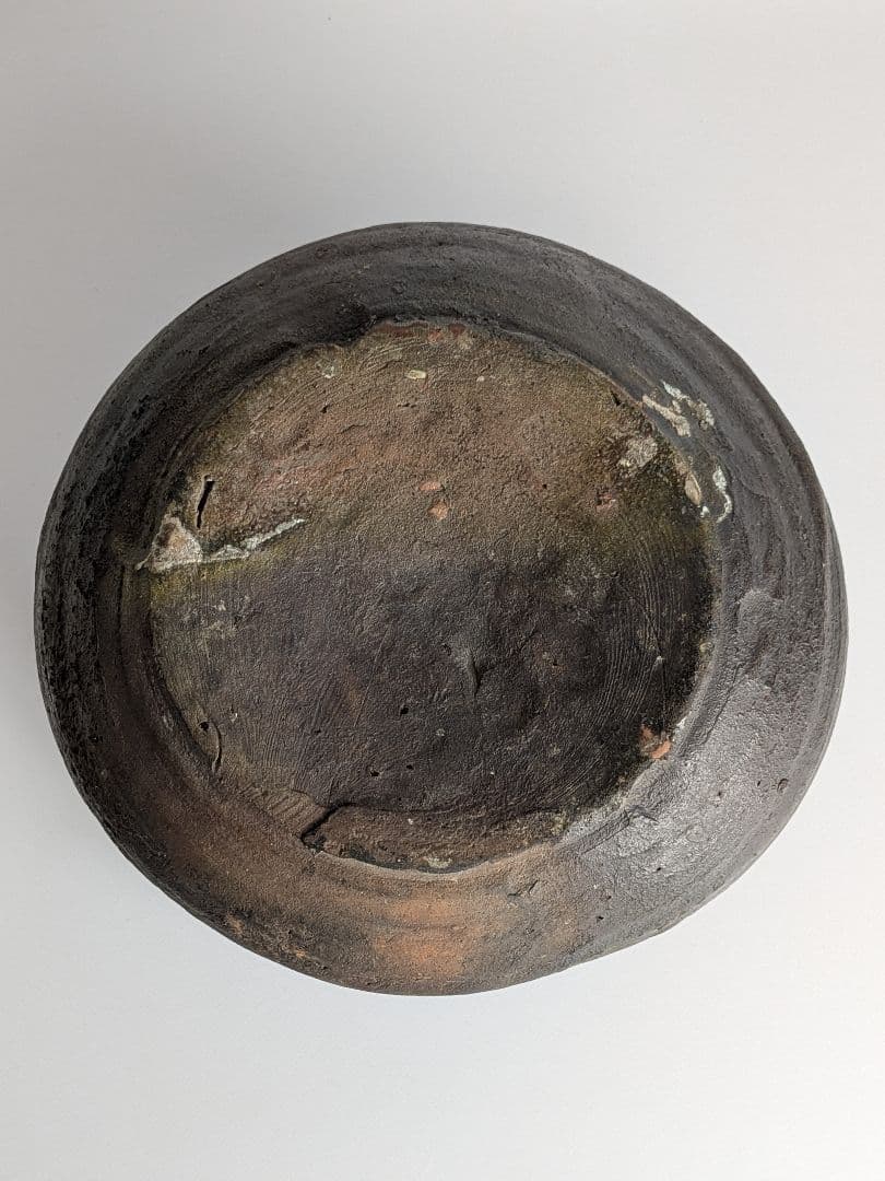 古備前水指　重餅水指　矢筈口　古備前　茶道具　古陶磁