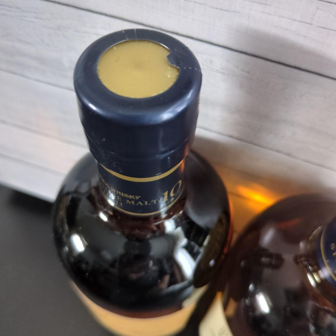 【新品未開封！】シングルモルト余市１０年と余市ノンエイジの飲み比べ２本セット