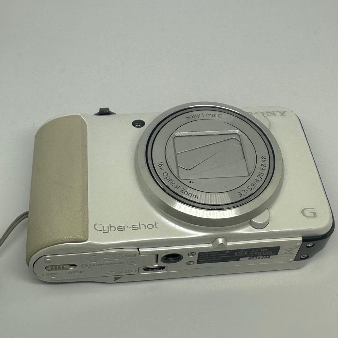 SONY DSC-HX10V シルバー ホワイト　動作品 バッテリー付