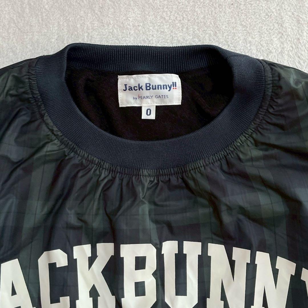 極美品　ジャックバニー　裏起毛　２WAY スニード　ブラックウォッチ　チェック