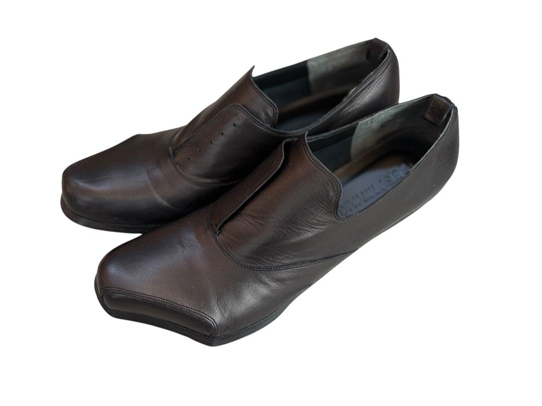 希少品 ISSEY MIYAKE 変形 レザーシューズ 革靴 イッセイミヤケ