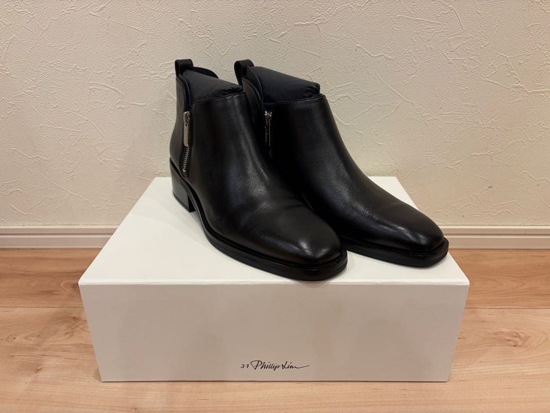 3.1 フィリップリム ショートブーツ アンクルブーツ レザー 39