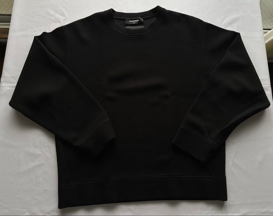 D2 BLACK ON BLACK ボンディングニットジャージスウェット 黒 M