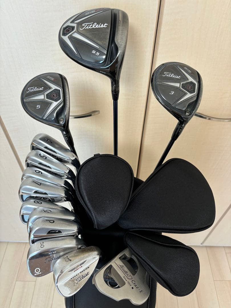 ☆人気のタイトリストで揃えた高級フルセット☆美品バッグ付き☆最後の一品です☆