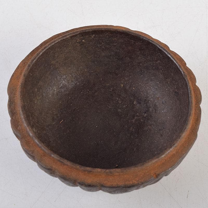 茶道具　金屋五郎三郎作　鉄製　香合　共箱　C　9266