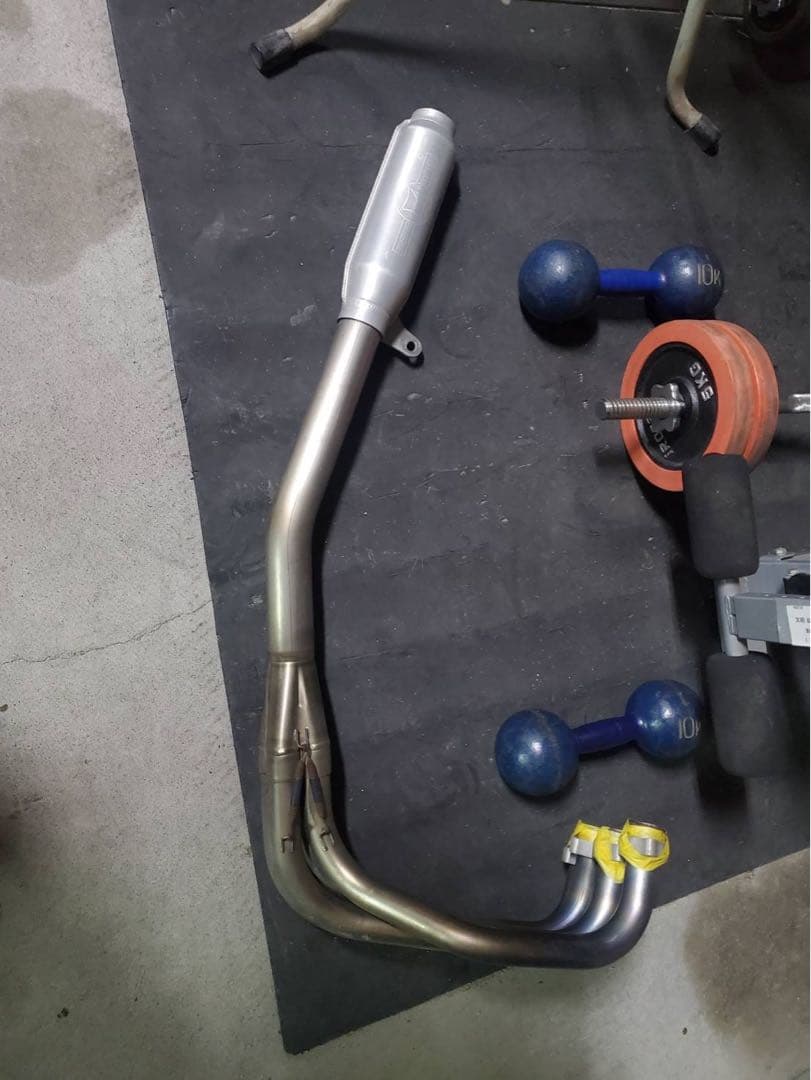 Oゼファー400 希少モリワキ　モナカマフラー