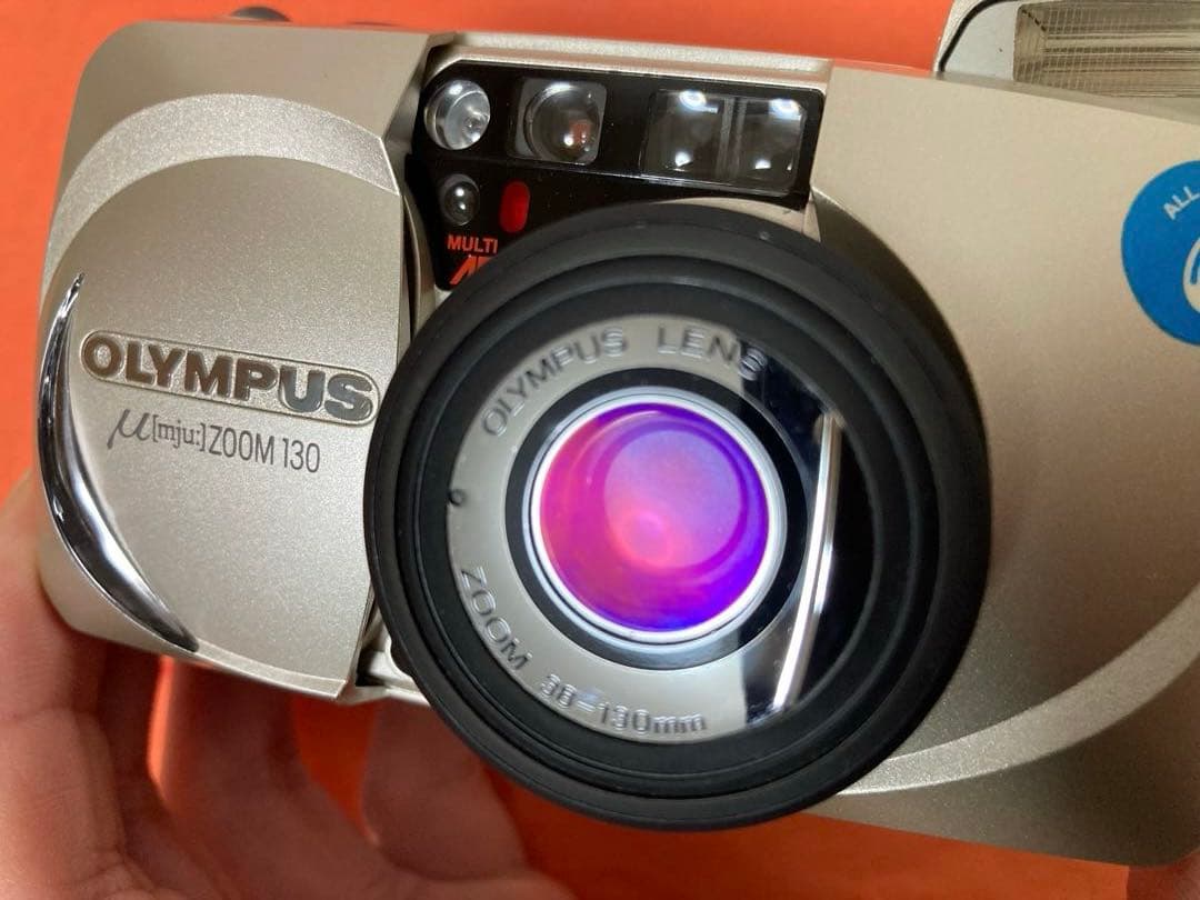 美品OLYMPUS μ[mju:] ZOOM 130 コンパクトカメラ