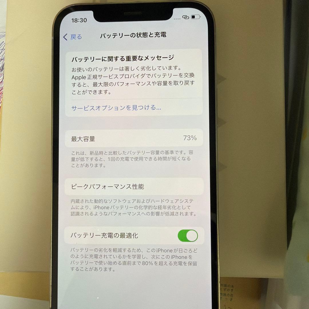 Apple iPhone 12pro 本体 シルバー 箱付き
