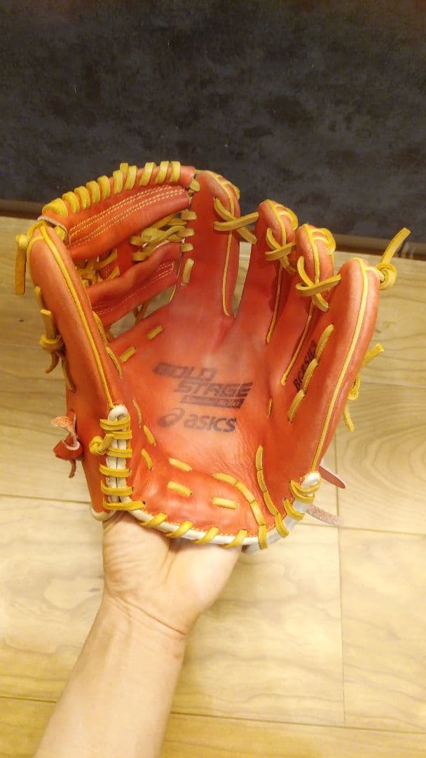 野球 アシックスasics一般オーダー内野手グラブ グローブ ゴールドステージ