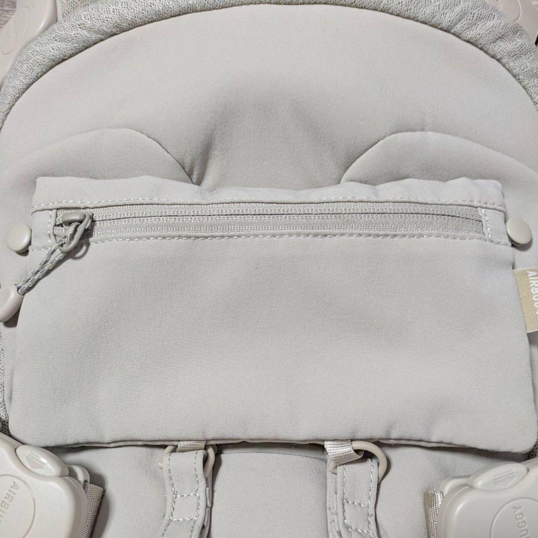 ✨美品✨ エアバギー　Airbuggy ベビーキャリア　抱っこ紐　よだれカバー付