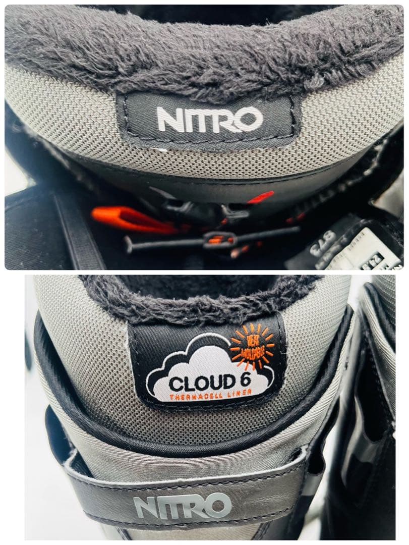 【良品】 NITRO ナイトロ CLOUD6 スノーボード ブーツ24.5cm