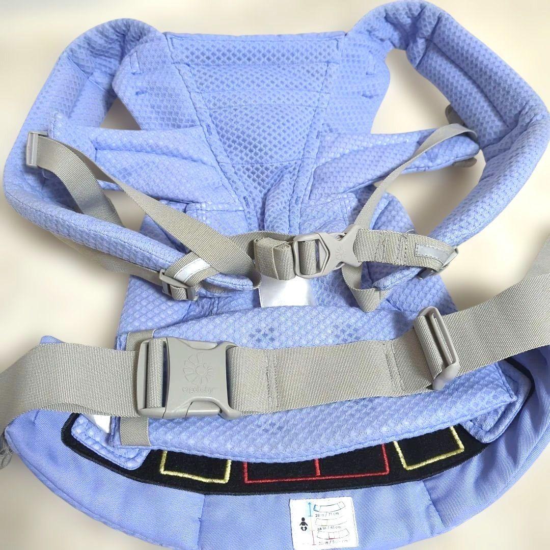 ✨希少カラー✨エルゴベビー抱っこひもオムニブリーズ　ブルーラベンダー