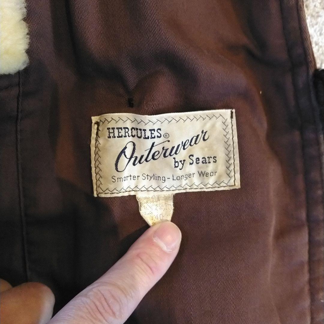 50s ビンテージ　Hercules ムートンコート