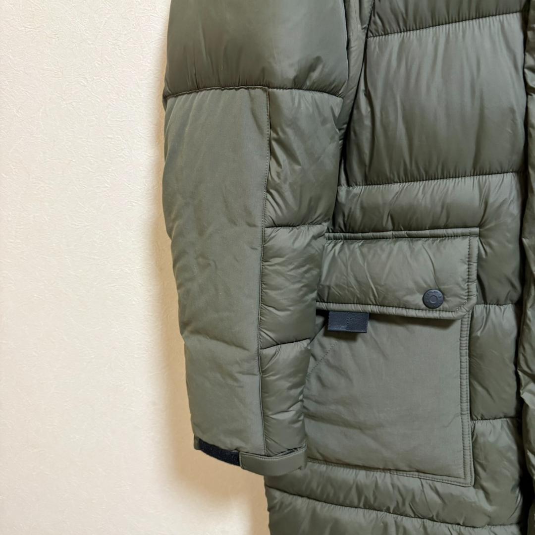 美品 REPLAY 中綿 ロングダウンコート ヘビーウェイト カーキ