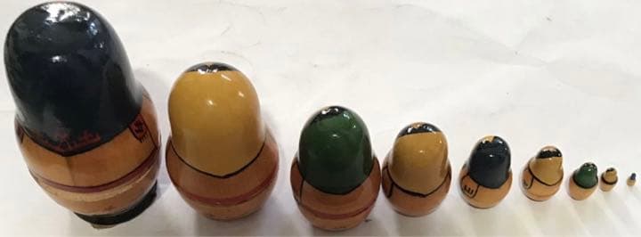 【いいね不要】マトリョーシカ9体 ロシア製