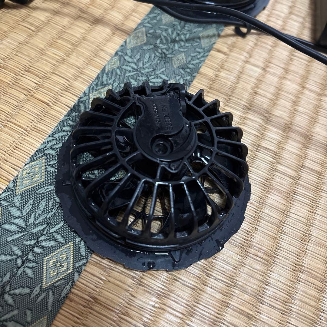 バートル空調服バッテリーファン付きフルセット。