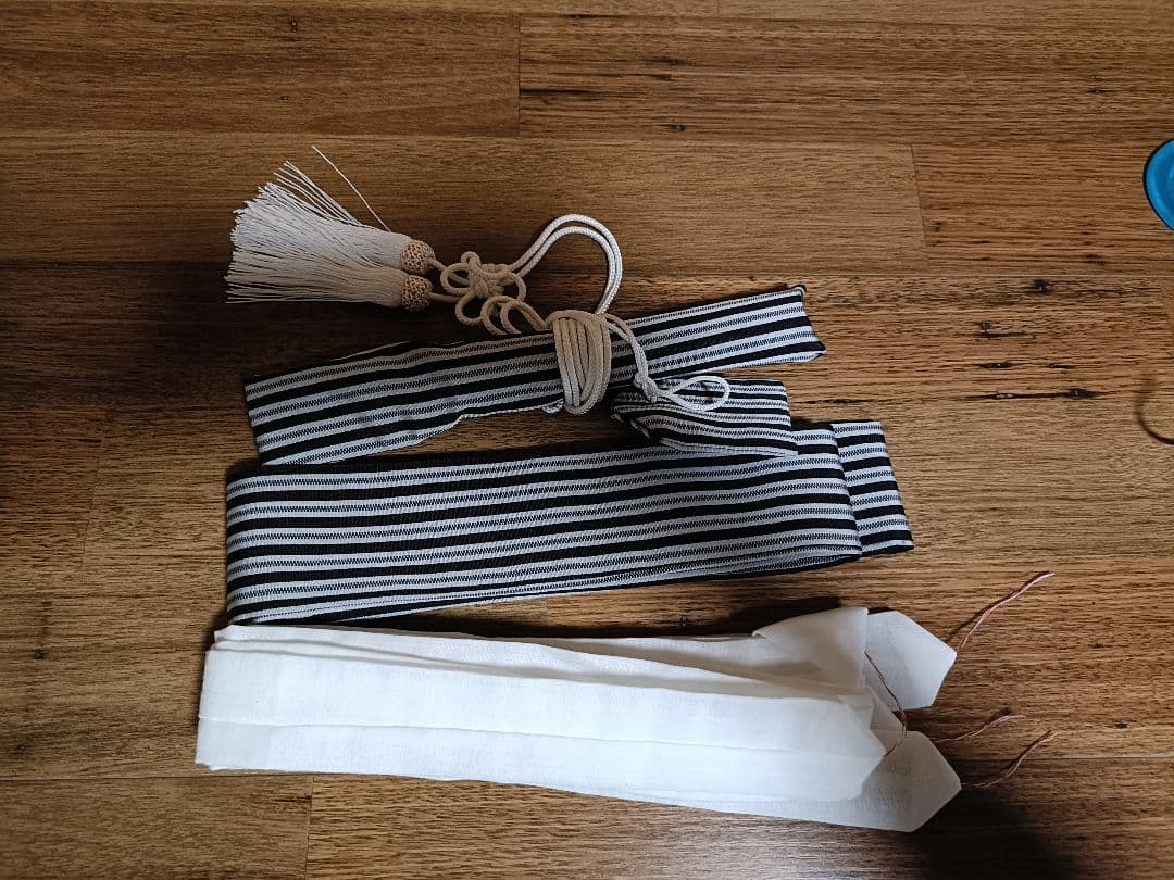 3歳 七五三用 着物セット 青と白のグラデーション