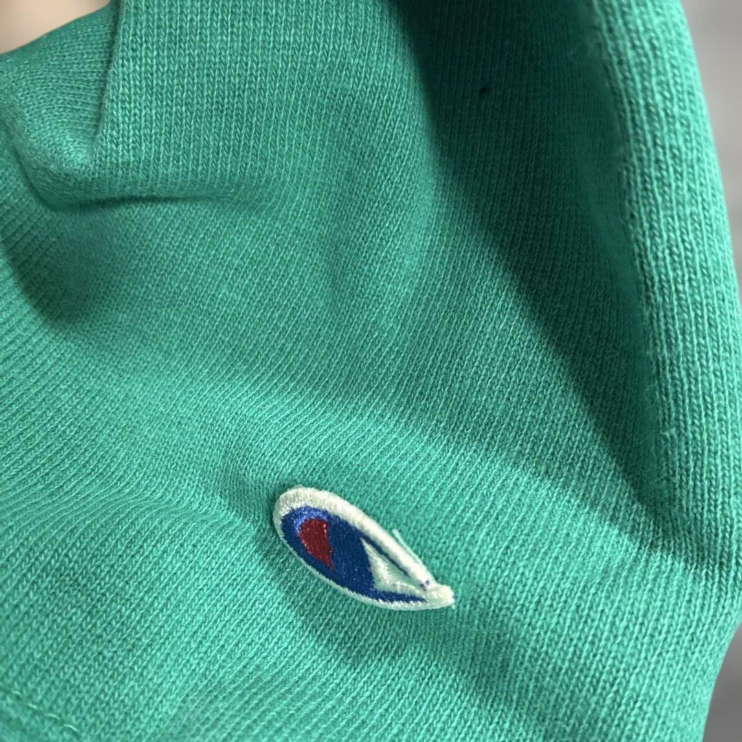 champion リバースウィーブ エメラルド　90s USA製　青目