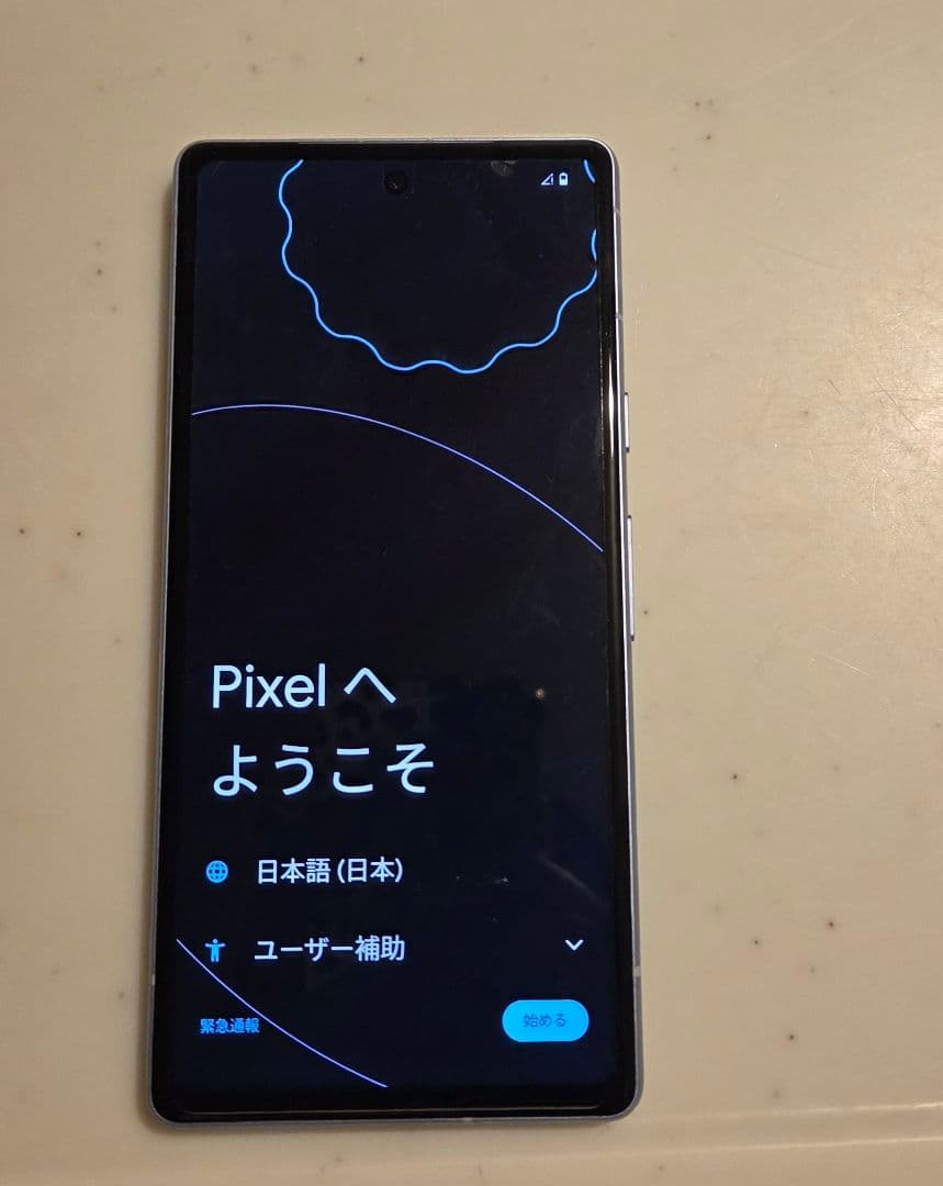 Google Pixel 7a カラーsea（薄い水色）送料込 画面フィルム付