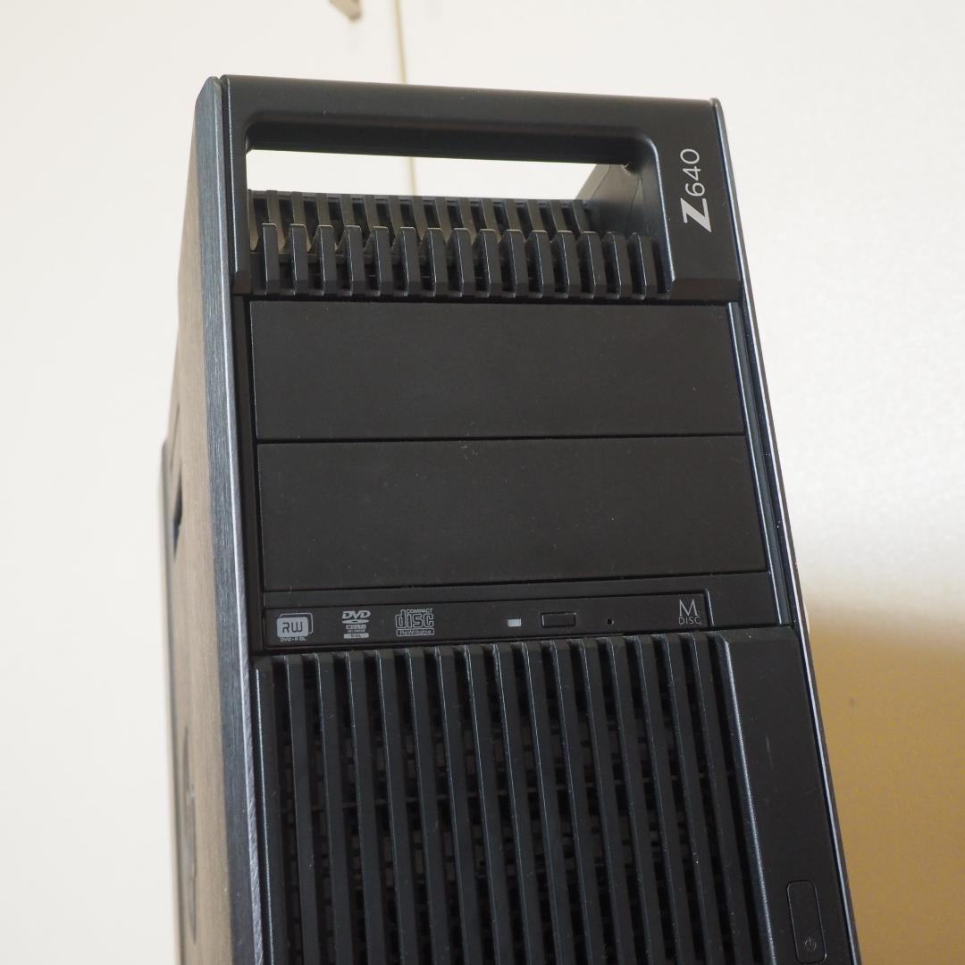 HP Z640 デュアルCPU/メモリ/HDD/GPUなし 電源赤点滅 ジャンク