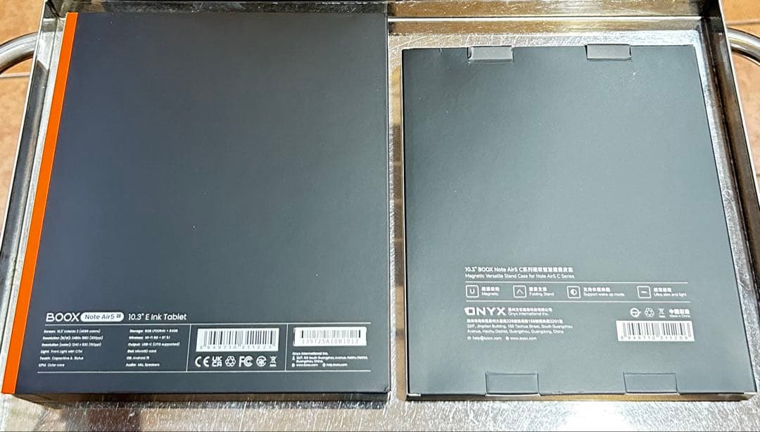 BOOX note Air 5C カラー電子書籍リーダー 純正ペン・カバー付き