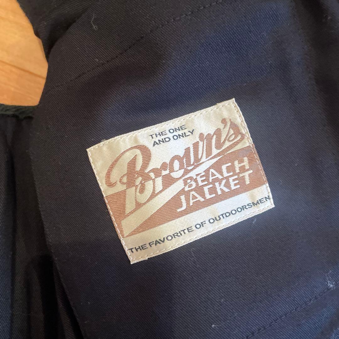 BROWN'S BEACH JACKETブラウンズビーチ　ベスト　ごま塩